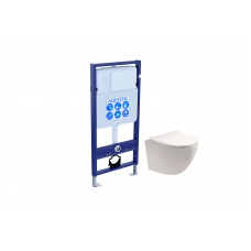 Комплект инсталляции с подвесным унитазом AQUATEK с сиденьем SET AQUATEK ЕВРОПА cm Комплект инсталляции с подвесным унитазом AQUATEK с сиденьем SET AQUATEK ЕВРОПА cm